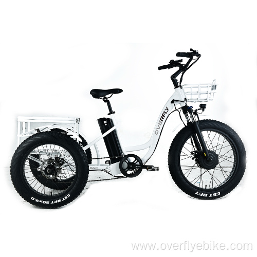 XY-Trio Deluxe electric cargo tricycle for adults motorized